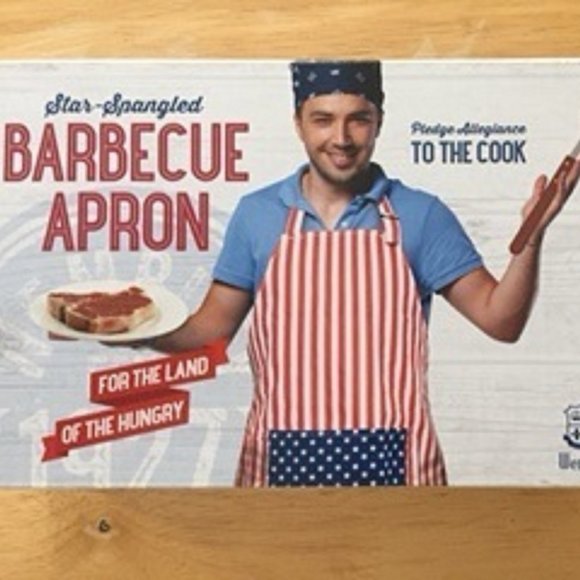 Barbecue Apron (Star Spangled) New - Picture 1 of 3